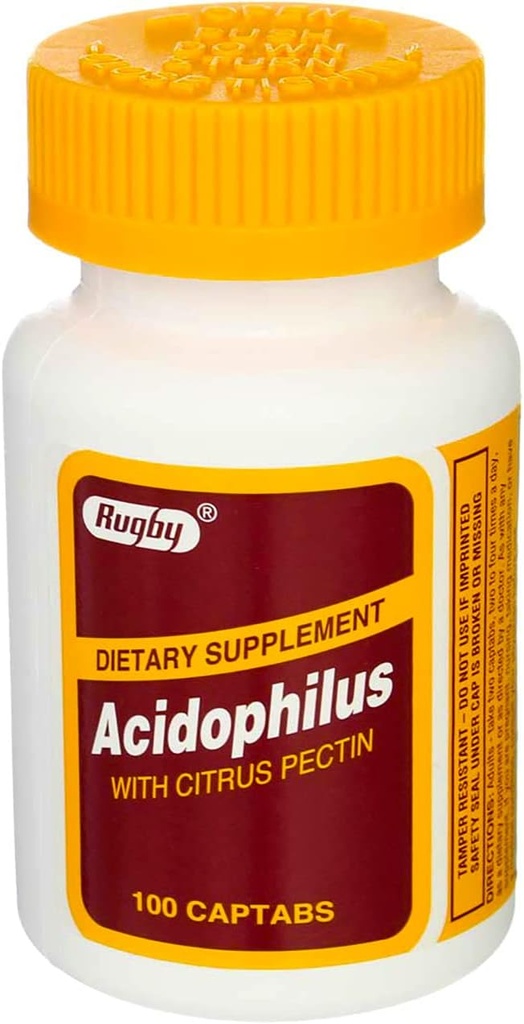 Rugby Acidophilus Extra Jakost w/ L-sporogenes 100 Captabs by Rugby