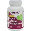 Deva Vegan večer Primrose Oil - nerafinirano - hladno stisnjen - Gluten prost - 90 Veganske kapsule (paket po 2)