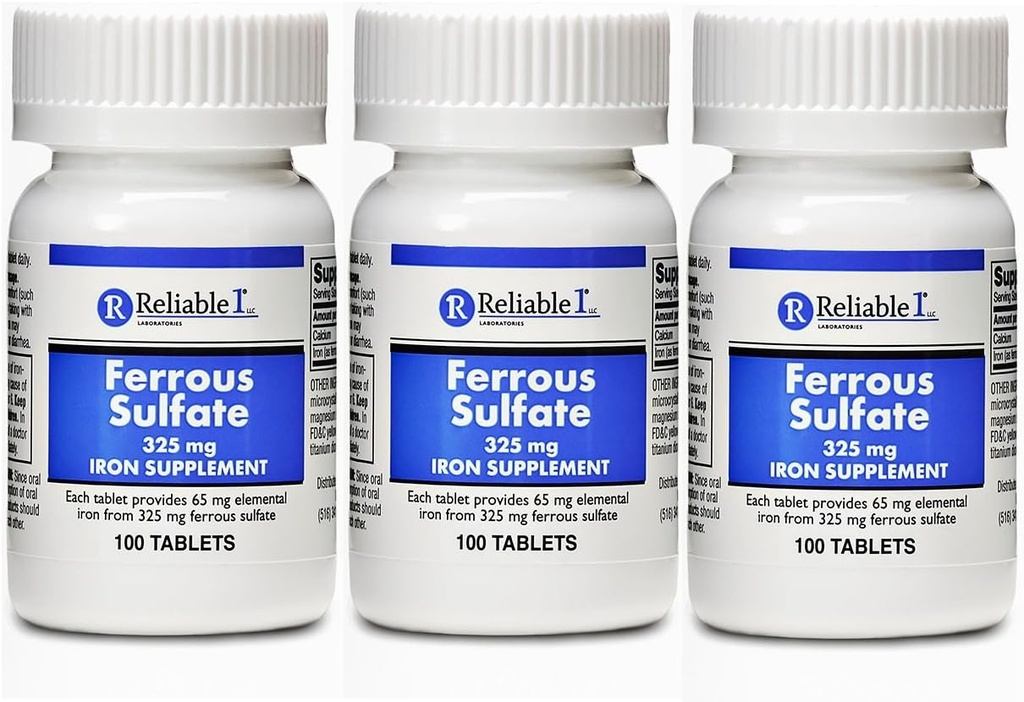 Železo železov sulfat 325 mg Generic za Feosol 100 tablet Pakiranje po 3
