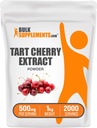BulkSupplements.com Tart Cherry Extract Powder - Tart Cherry Supplement, Zeliščni dodatek - Antioksidant Vir, Gluten Free, 500mg na Serving, 5kg (11 funtov) (Pack of 5)