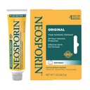 Neosporin Original Prva pomoč Triple Antibiotic Mazilo, Bacitracin Cink & Neomicin Sulfate Zaščita pred okužbami, Zdravljenje ran in Brazgotinec videza za manjše reze, Scrapes & Burns, 1 oz