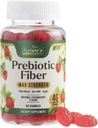 Fiber Gumies za odrasle, Daily 4g Gummy Fiber dopolnilo, Prebiotic Gummy Pregestive Health Support - Rastlinski temelji Topni Fiber Chews, Prebiotiki Podpira Rednost & Prebava Non-GMO - 60 Gumies