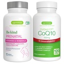 Napredni prenatalni multivitaminski + visoka absorpcija CoQ10 100mg 120 Mehkužci Nosečnost podporo paket Igennus