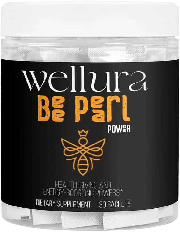 Bee Pearl Powder dodatek, Bee Kruh, Royal Jelly, Propolis, 30 vrečk