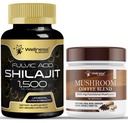 Wellness LABSRX Shilajit Čiste himalajske kapsule 15.000 mg - mešanica kave iz gob