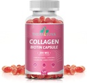 Multi colagen Complex 200MG + Biotin 3000MCG + Vitamin C 50MG - spodbuja zdrave lase, lepo kožo in podporo nohtov! 120 kapsul, 60 dnevna zaloga