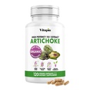 Vitapia Organic Artichoke Extract dodatek - Jetrna čistila Detox & Popravila, Jetrno zdravje, Prebava, Antioksidant Podpora - 120 Veganske kapsule, Non GSO, Gluten Free