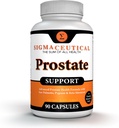 Podporni kompleks prostate - žaga Palmetto & Beta sitosterol s Pygeum Bark - Dnevni urinski tok Podpora za moške - 90 naravnih rastlinskih sterol kapsul