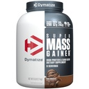 Dymatize Super Mass Gainer Protein Powder, Bogata čokolada, 52g beljakovine, 1g kreatin, 1280 kalorij, 10,7g BCAA, 245g ogljikovih hidratov, vsebuje sirotkine beljakovine v prahu, izolat in kazein (8 servov)