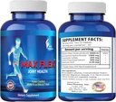MAX FLEX UC II, Kolagen dodatek za skupno zdravje – Napredna skupna podpora dodatek z glukozamin, hondroitin, skupni vnetni olajšava kot kurkuma – Gluten brezplačno – 60 tablet, 2 tablet/dan