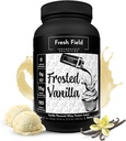 Sveže Field Vanilla Protein Powder - 25g izolat sirotkinih beljakovin, brez glutena in soje, brez sladkorja, 30 Servisi - Naravni Whey Protein Powder for Workout Fitness & Nutrition Shakes - 2,16 lb
