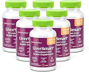 LiverSmart - Jetrna čistila in popravila Formula z evropsko Milk Thistle, Silymarin, Artichoke, Dandelion, Yellow Dock Root, Beet Root - Dopolnilo k pomoči, Obnova in podpora zdravje jeter (6)