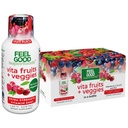 FeelGood Superfoods Vita Fruits and Veggies Imunska podpora Shot dopolnila, sadni punch aroma, paket 10 Imunity Shots, Imunies System Booster Drink Izdelano s 25 Organic sadja in zelenjave