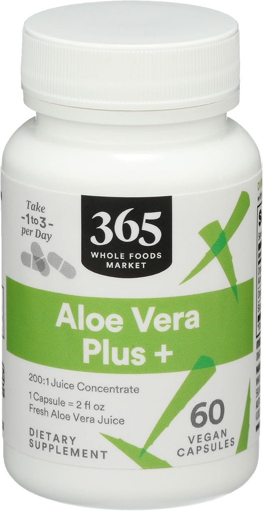 365 by Cela hrana, Aloe Vera Plus +, 60 Count