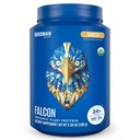 BIRDMAN Falcon Vegan Protein Powder Organic, Stevia & Sugar Free, Rastlinske beljakovine, Nizki ogljikovi hidrati, Mlečni, Keto, Newhey Protein, Probiotic, Pea Protein 