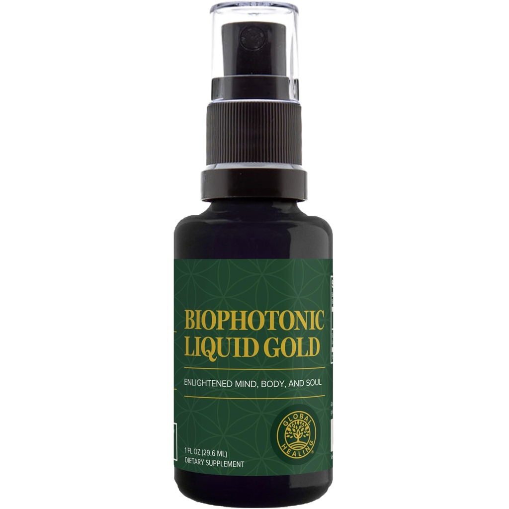 Globalni center za zdravljenje - Biofotonic Liquid Gold Supplement Spray - 1 Fl Oz