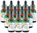 Morter Trace Minerals in Colloidal Suspension (12 Pack) Morter HealthSystem Najboljši proces Alkaline — Hranilna Dental Trace Elements, Fulvic Minerals & Aminokisline