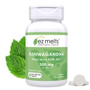 EZ Taline Razrešljivo KSM-66 Ashwagandha, 300 mg, brez sladkorja, Stres, Sleep and Mood Supplement, 30-dnevno oskrbo, Peppermint Chill-Flavor - 1 pakiranje