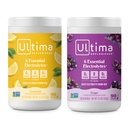Ultima Replenisher Electrolyte Powder Drink Mix Bundle – Brez sladkorja – Limonada in grozdje, 90 Servinga – Hidracija Powder - 6 Ključni elektroliti in sledljivi minerali – Keto prijazno, Non-GMO