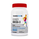 Runner Omega 3 ribje olje – Trojna moč Nutritional Sport Supplement - pomaga podporo srce in skupno zdravje za vožnjo z Omega- EPA & DHA - 1000 mg, 1 mesec Kapsule za moške in ženske