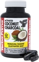 Yerba Prima Aktiviran kakav Charcoal, 60 kapsul - naravni detox - vegetarijanski, veganski, brez glutena, brez GSO