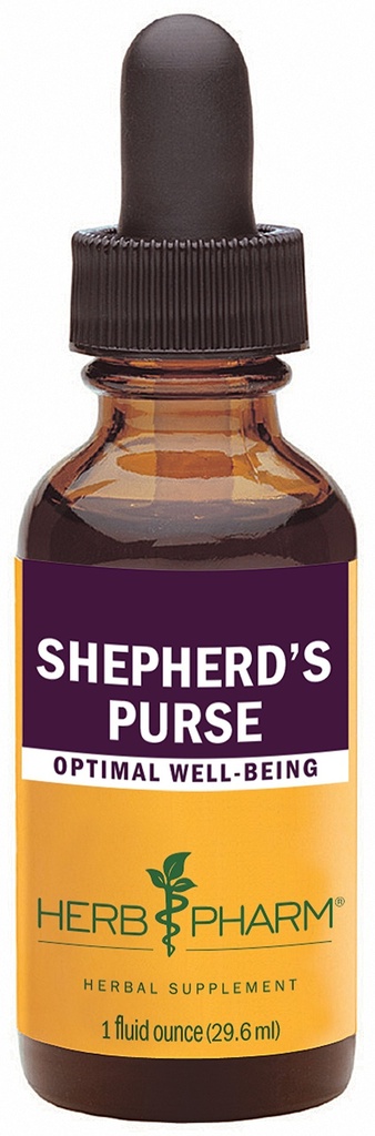 Herb Pharm Certified Organic Shepherd's Purse Tekoči ekstrakt, 1 Oz
