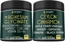 Bundele 6in1 Magnezij Glicinate dopolnila & 6in1 Premium Ceylon Cimet dopolnila - Sprostitev, Počivajoči dan & noč, Imuni, Srce, Prebava in Balans podporo