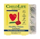 CHILDLIFE ESSENTIALS Health Vision SoftMelts - Eye Vitamini za otroke, Lutein Gummies, Lutein in Zeaksantin dopolnila, Eye Health Gummies, Lutein Otroci, Great Okus - Natural Berry, 27 Tablete
