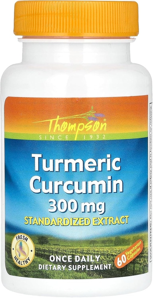 Kurkuma ekstrakt 300mg Thompson 60 Caps