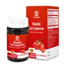 Likopen dopolnilo 100mg, naravni paradižnik ekstrakt z Reishi gobe 200mg, goba kapsule za imuno zdravje, Gluten-free, Non-GMO, Vegan, 60 kapsul za hitro sproščanje