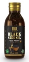 Olje črnega semena, čisto deviško olje črnega kumina (Nigella Sativa) Kalonji, hladno stiskano, nerafinirano, timokinon, vegansko prijazno, ne gensko spremenjeni organizmi, tekoči 60 ml