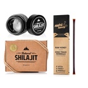NARAVNI SHILAJIT Resin - 20 Gram Shilajit dodatek s Fulvic Acid & Trace Minerali & Shilajit Medene palice 7 Število