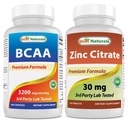 Best Naturals BCAA 3200mg & cinkov citrat 30 mg