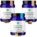 Ora Organski proteini v prahu Vanilla, Čokolada & Vanilla Chai paket: 21g rastlin na osnovi, Vanilla, Vanilla Chai, 20 Servings + 22g rastlin na osnovi, čokolada, 20 Serving