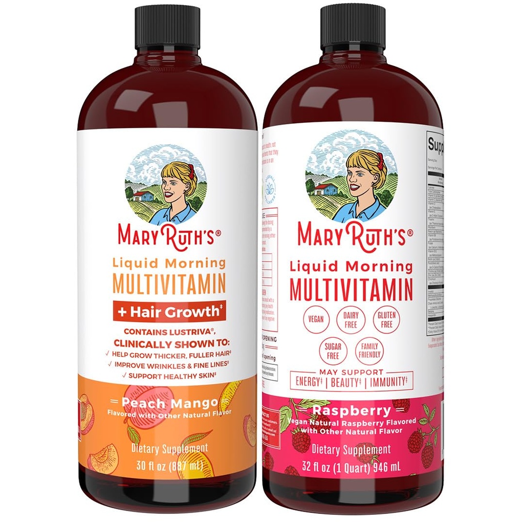 MaryRuth Organics Jutranji multivitaminski rast las