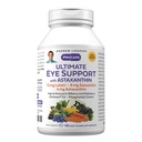 ANDREW LESSMAN Ultimate Eye Support with Astaxantin 180 Softgels - 12mg Lutein, 6mg Zeaksantin, 4mg Astaksantin, Bilberry. Ključne hranila za podporo zdravje oči, spodbujanje zdravega vida. Brez dodatkov