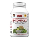 ANDREW LESSMAN High Potency B- Complex 60 kapsul - z visoko stopnjo folat kompleksa in biotina, spodbuja celično rast, energijo, imunske funkcije, razstrupljanje, metabolizem maščob in več