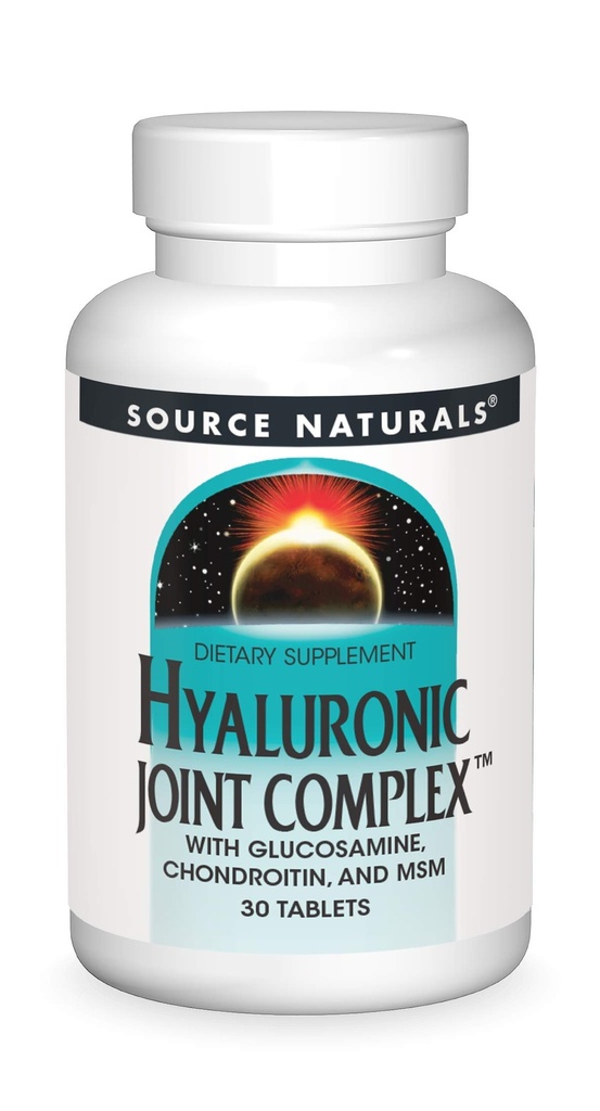 Vir Naturals Hyaluronic Skupni kompleks z glukozaminom, Chondroitin & MSM - 30 tablet
