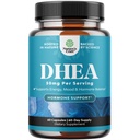 DHEA dodatek za ženske in moške - čista DHEA 50mg za hormonsko ravnovesje, izboljša stabilnost razpoloženja, delovanje možganov, imunski sistem, energijo in plodnost - dehidroepiandrosteron kapsule za odrasle - 60 Ct