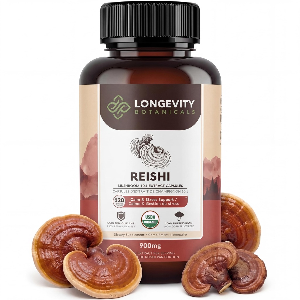 Organic Reishi Gobe Kapsule Dopolnilo (120) 