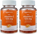 Osnove Otroški vitamin C 125mg Gumies, Orange, 60 Štetje, Imunsko zdravje, 2 Mesec dobave (Prej Solimo) (Pack z 2)