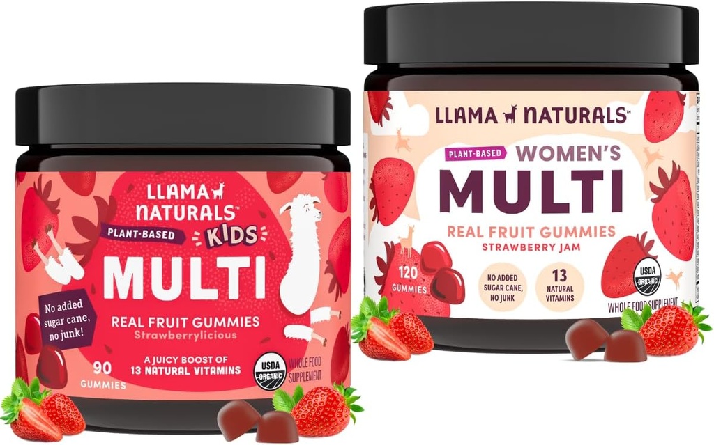 Llama Naturals Real Fruit Multivitamine Gumies 
