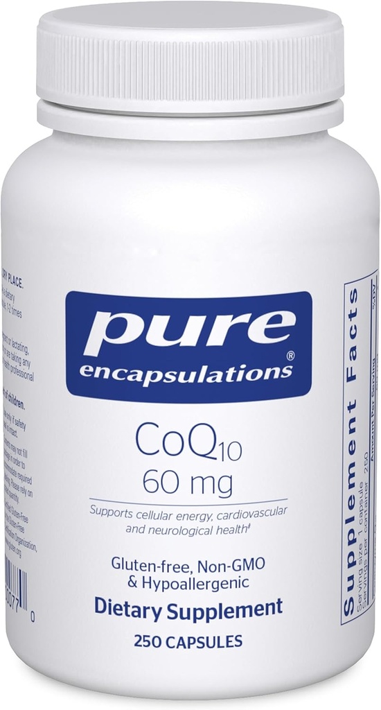Čiste enkapsulacije CoQ10 60 mg 