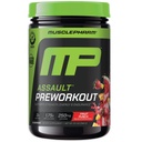 MusclePharm Assault Pre Workout Powder za moške in ženske – Energija in moč pred-workout dopolnila z Beta Alanine, kofein, Creatine & Betaine brezvodni – 30 Serving, sadni punch aroma