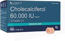 Puritanci Vitamin D3 60000 i.e. - Žvečljivi holekalciferol Vitamin D dodatek za ženske in moške - 40 tablet