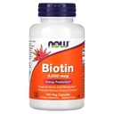 Zdaj Foods Biotin 5 MG Vegetarijanske kapsule, 120 Štetje