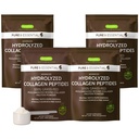 Igennus Free Range Grass Fed Hidralizirani goveji kolagen Peptidi, nevtralen okus, 100% najvišji goveji kolagen v prahu, vrste 1, 2 in 3, čista nalepka, ne-GMO, prost razpon,4 x 40 Servingi