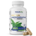 Natural Cure Labs Premium Andrographis Panicilata Extract 1200mg s 100 mg andrographolides Vegan kapsule za imuno in prebavno podporo, Non-GMO, Gluten Free, zeliščni prehranski dodatek