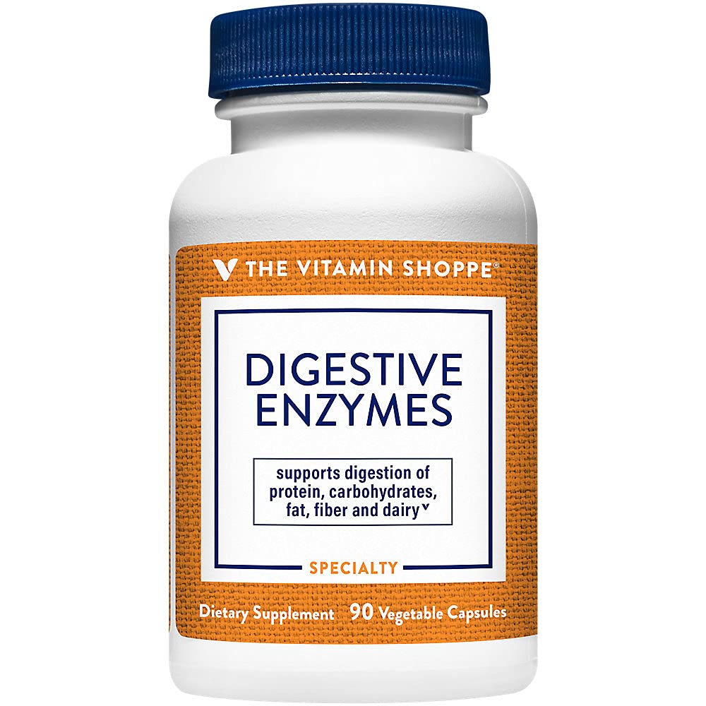 Prebavni encimi - na rastlinah temelječa prebavna formula, spodbuja prebavljivost za pomoč pri sproščanju hranil, hranilno prebavljivost in absorpcija (90 Veggie Kapsule) s strani The Vitamin Shoppe