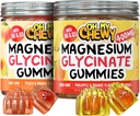 Magnezij Gummies paket – 2 steklenice (60 vsak) – Ananas Orange & Peach Mango